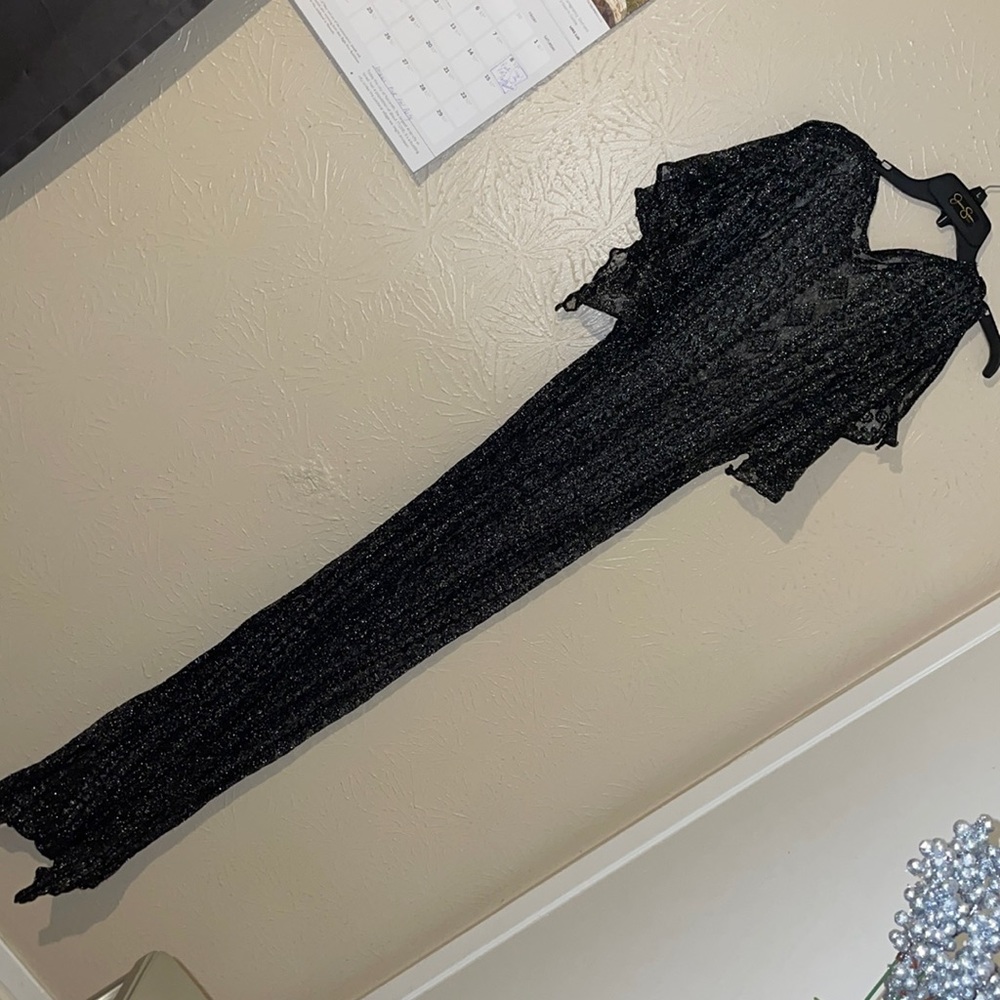 Black Transparent Dress
